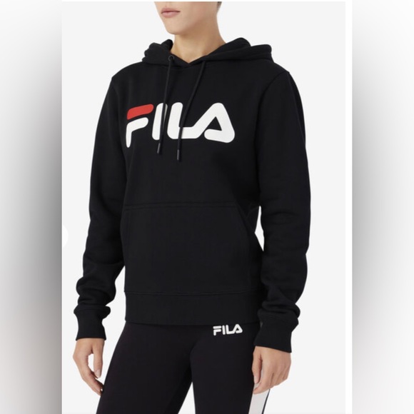 Fila Lucy Hoodie, Black Color, Size Medium - Picture 1 of 11